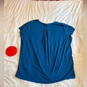 Athleta With Ease Top, XL, Cerulean Blue